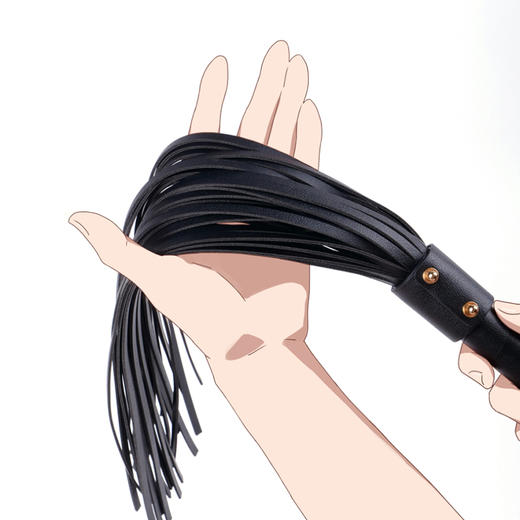 纵锦浪里sm硬柄流苏散鞭sp道具成人用品绳师48号 商品图3