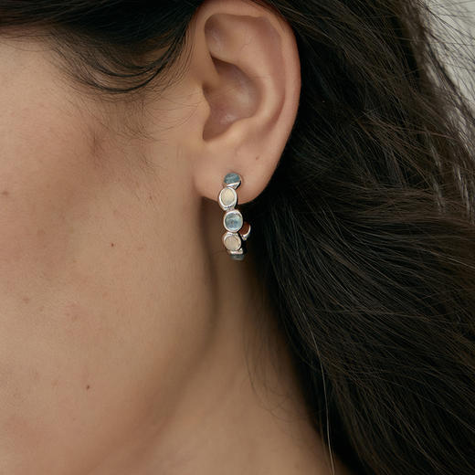 ARSIS｜曦海系列 波光月影耳钉 商品图2