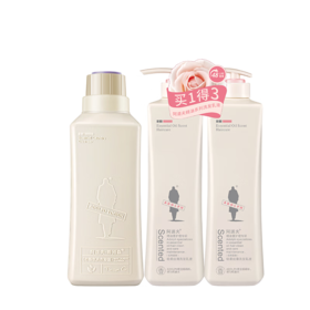 阿道夫  精油香护理专研洗发乳液（轻柔丝滑）500g*2+洗衣凝露（鸢尾柔情）620ML