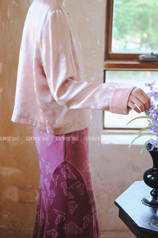 【门店同款】ENJOY秋季云敛-漠上飞花暗影蝴蝶半裙 159045251 商品图6