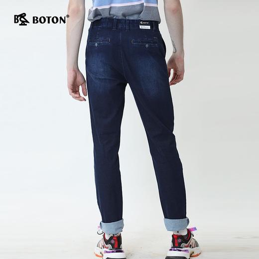 波顿春夏季薄款牛仔裤浅色男士百搭直筒修身高端品牌裤子ME688120 商品图1