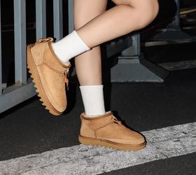 【隆丰起程--雪地靴专场】起程-舒享系列-高定mini款【SW4W063YW】