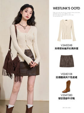 早秋辣妹针织衫上衣，百搭显瘦不挑人