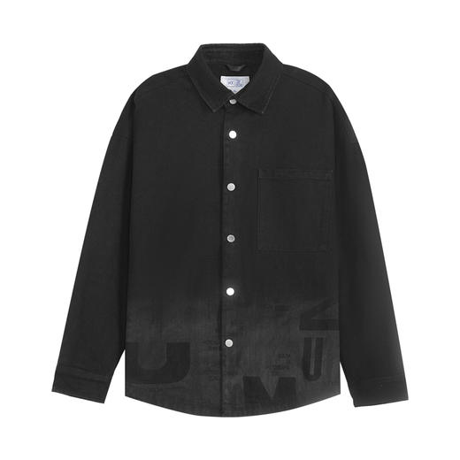 【断码清仓】HX 春秋季水洗牛仔加绒茄克衫S105340015101 商品图0