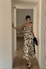 SIA SAYLOR 艺术花朵印花吊带连衣裙 18827 商品缩略图3