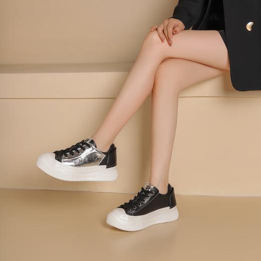 westory新款超轻厚底舒适百搭小白鞋S24CM74691 商品图7