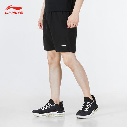 【同城】李宁 羽毛球服 男款运动短裤 AAPS047 商品图2