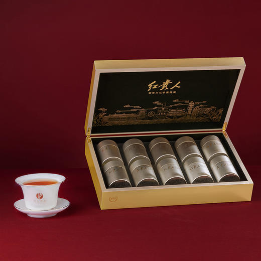 川红 红贵人金奖红 红茶礼盒150g 商品图2