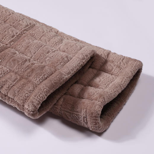 都市丽人都市锋尚睡衣夹棉系列长袖法兰绒烂花夹棉加厚男士加夹棉套装FHT1E6 商品图7