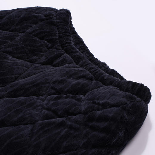 都市丽人都市锋尚睡衣夹棉系列长袖长毛绒烂花夹棉加厚男士加夹棉套装FHT1E2 商品图6