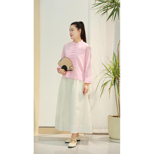 【抖音专属】立领小衫（23710155-桃夭） 商品图3