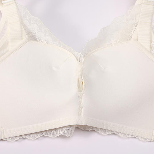 都市丽人调整型内衣舒软挺塑塑身文胸蕾丝A:加加厚B:中厚塑身内衣3/4杯四排扣LJT4H5 商品图8
