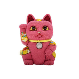 【潮玩】柿沼东光招财猫粉色大号
