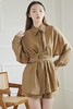 LNNNS 棕色丝质飘逸衬衫短裤套装 18462 商品缩略图2