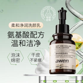 【依斯卡爆品】阿汶awen柔和净润洗颜乳