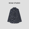 ROMI STUDIO“自我格调”高密棉磨毛格纹宽松长袖衬衣431C2017 商品缩略图1