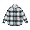 吃茶去chichaqu2024秋冬重磅全棉格子衬衫外套复古仿毛呢宽松街头 商品缩略图3
