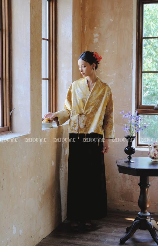 【门店同款】ENJOY秋季云敛-漠上飞花花影琉璃半裙 159410618 商品图9