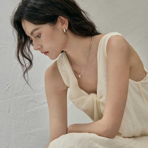 ARSIS｜曦海系列 晨雾双层项链 商品图4