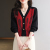 港风针织衫开衫，外搭高腰短款披肩小外套CC- 27-24137 商品缩略图2