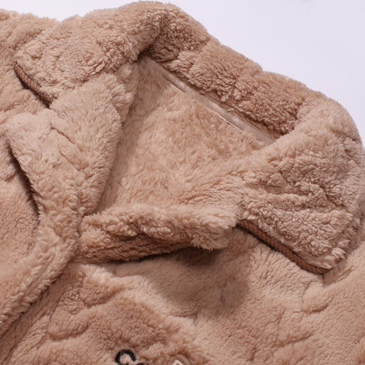 都市丽人都市锋尚睡衣生活家居长袖长毛绒提花厚男士法兰绒套装FHT1D6 商品图4