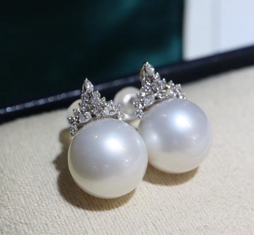 12.2mm澳白耳钉 商品图1