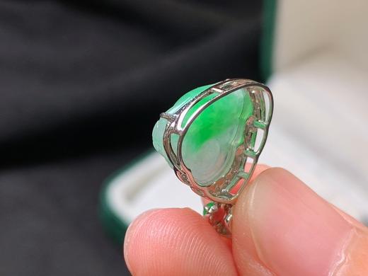 18k翡翠佛公吊坠 商品图0