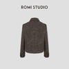 ROMI STUDIO“法式优雅”高支羊毛带子纱编织双排门襟外套 431W6080 商品缩略图1