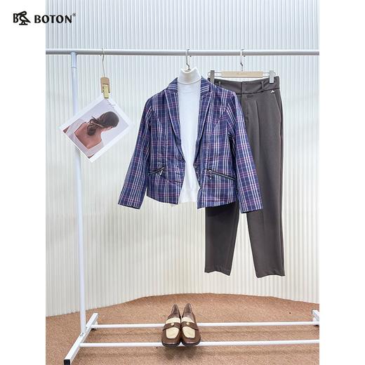 【第2件半价！尾货清仓不退换】波顿女士西装领牛仔夹克LJ371 商品图2