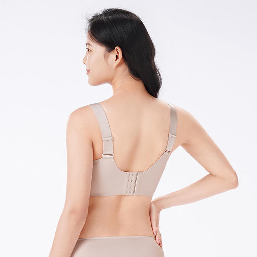 都市丽人调整型内衣美体纤塑塑身文胸蕾丝BC:薄塑身内衣3/4杯四排扣LJT2K2 商品图3