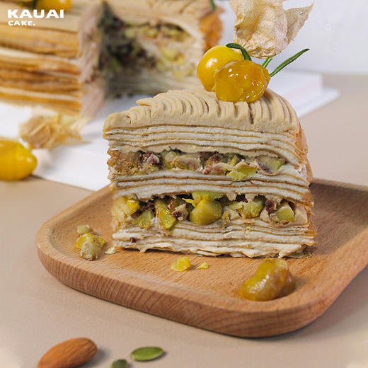 烤爱·生日蛋糕系列·栗子季·伯爵栗子千层蛋糕·生日蛋糕、下午茶蛋糕【仅限深圳同城配送】 商品图1