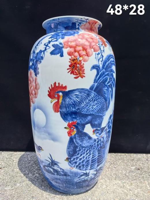 釉下五彩赏瓶 商品图0