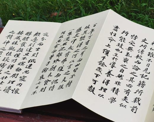 苏轼书嵇康《养生论》，线装，六合函套，经折装一册，晋 嵇康著，苏东坡书，武国忠评注，中国书店2014年一版一印，定价680，售价442元 商品图8