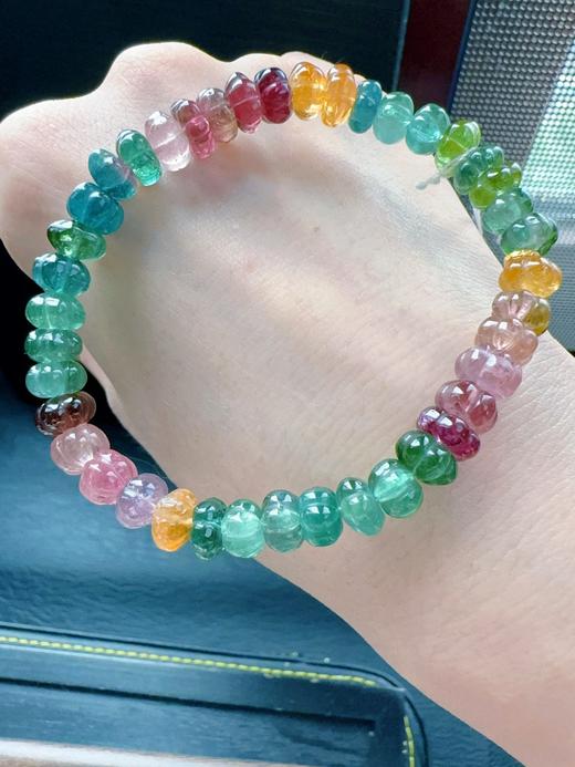 7.4mm碧玺手链 商品图2