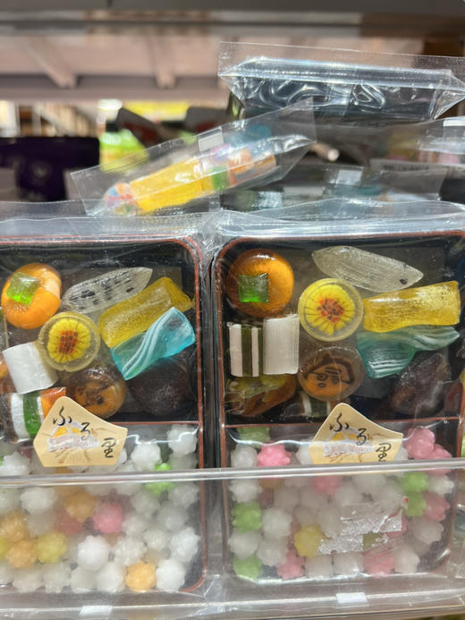 都饴故乡感情手工彩星水果糖饭盒110g 商品图1