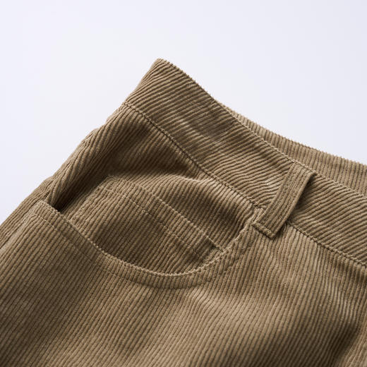 ROMI STUDIO “复古美学” *棉轻酵洗灯芯绒直筒休闲裤 431K0012 商品图3