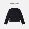 COCO ZONE2024高级感圆领正肩西装外套绵羊毛西服上衣24C10179 商品缩略图0