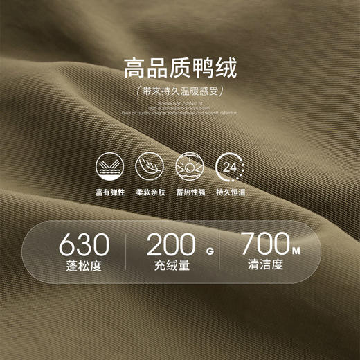 设计感立领蓬松保暖长款羽绒服女秋冬保暖面包服外套V0043046 商品图4