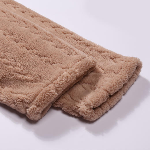 都市丽人都市锋尚睡衣生活家居长袖长毛绒提花厚男士法兰绒套装FHT1D6 商品图7