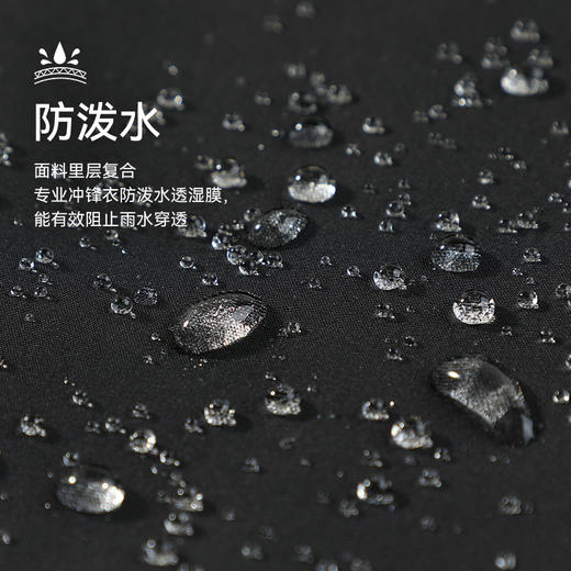 拓路者防风防水夹克男秋冬新款耐磨连帽外套百搭工装户外拉链开衫 商品图3