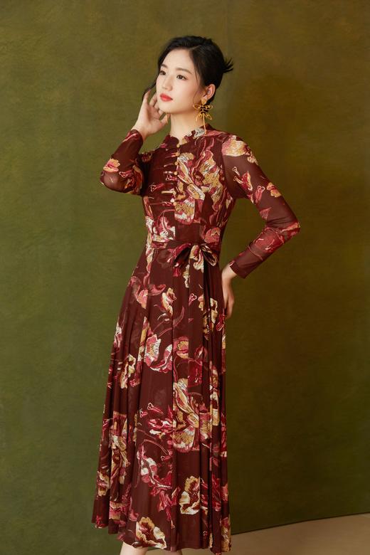 朱樱色连衣裙HJ3S62 商品图1