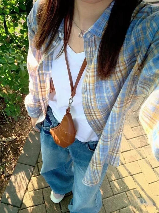 oa格子衬衫（锁 商品图5