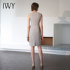 IWY/轻奢高级肌理感无袖背心连衣裙女修身内搭西装裙简约轻熟Q1206 商品缩略图3