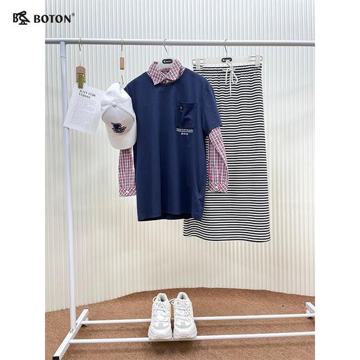 【第2件半价！尾货清仓不退换】波顿女士长袖休闲格仔衬衫LS122 商品图3