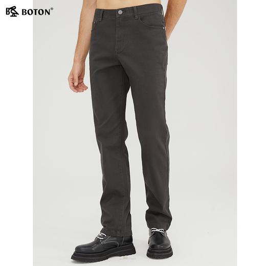 波顿秋冬季休闲裤加厚商务男士直筒修身运动长裤子ME775321 商品图1