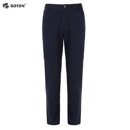 波顿秋冬品休闲裤男加厚磨毛直筒宽松高端中长裤子ME773321 商品图5