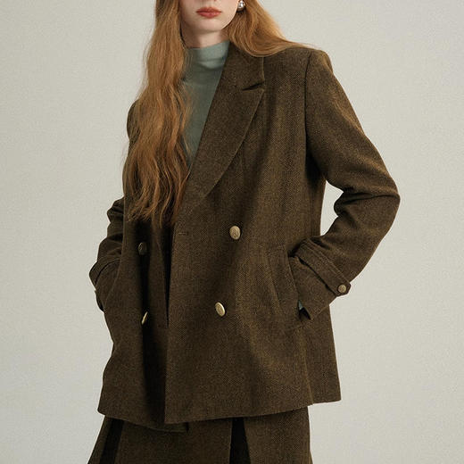 裁缝学苑AQ355小香风毛呢西装纸样半身裙女装学院风套装样板 商品图4