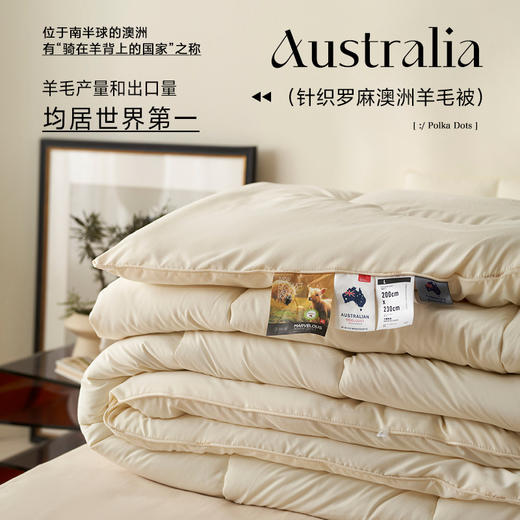 【澳毛加厚被芯】澳毛被芯秋冬保暖羊毛被子纯色澳毛被纯色冬季加厚被 商品图3