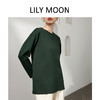 LILYMOON 水洗棉手工磨破长袖T恤男女同款情侣打底衫新疆长绒棉 商品缩略图2