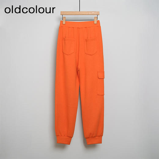 oldcolour春秋款高腰显瘦休闲百搭收脚运动长裤女N32073267 商品图3